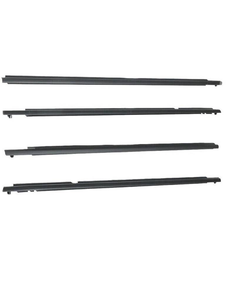 Auto Türdichtung Auto Äußere Windows Gummi Dichtungs wasserdichte Streifen Abdichtung Gürtel Moulding Trim Für Toyota Für Corolla 2009 2010 2011 2012 Window Weatherstrip(Schwarz) von BWVMVB