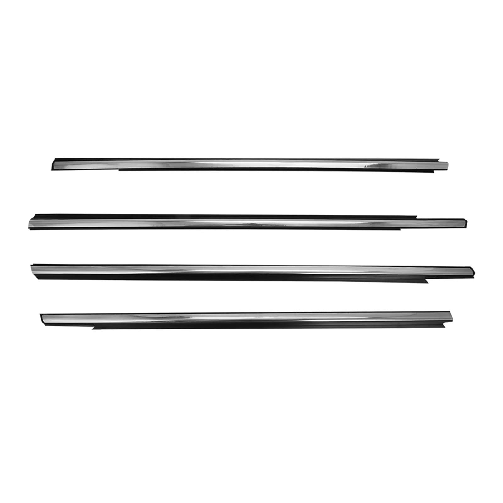 Auto Türdichtung Auto Tür Glas Dichtung Wetter Streifen Trim Fenster Dichtungsstreifen Für Peugeot 301 2013-2017 Für Citroen Für Elysee 2014-2016 Abdichtung Window Weatherstrip(Chrom) von BWVMVB