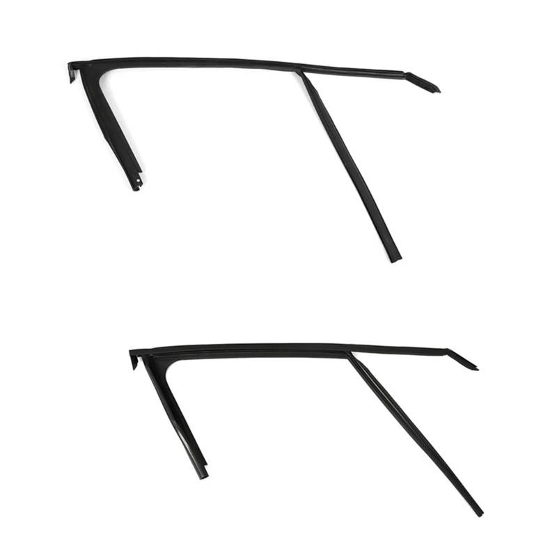 Auto Türdichtung Auto Vorne/Hinten Fenster Oberen Gummi Streifen Dichtung Tür Glas Heber Führungs Nut Schlamm Trog Für Peugeot 2008 Window Weatherstrip(Front Set) von BWVMVB