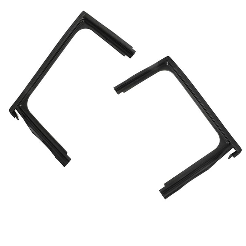 Auto Türdichtung Auto Vorne/Hinten Fenster Oberen Gummi Streifen Dichtung Tür Glas Heber Führungs Nut Schlamm Trog Für Peugeot 2008 Window Weatherstrip(Rear Set) von BWVMVB