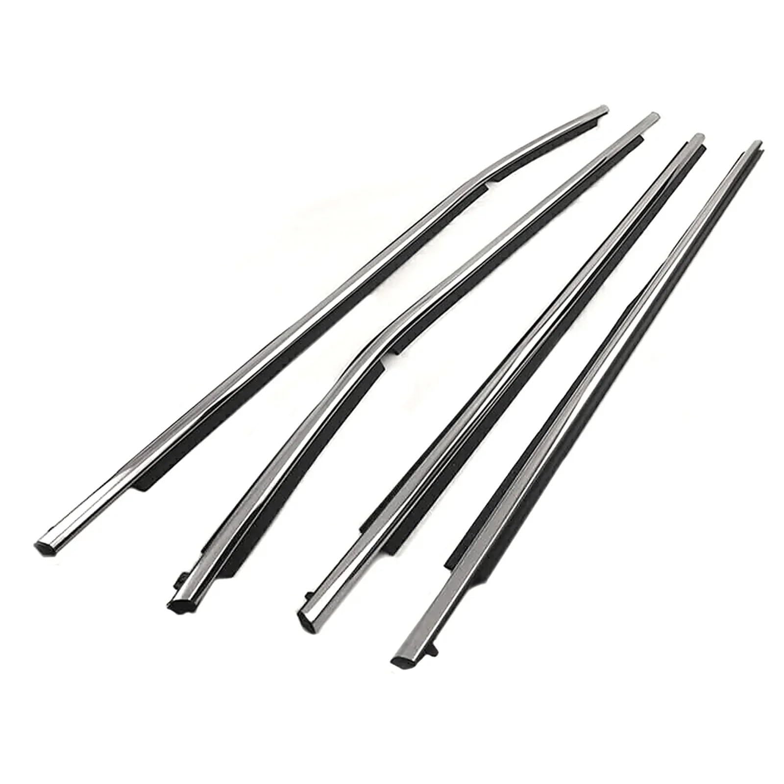 Auto Türdichtung Auto Vorne Hinten Fenster Weathers Gummi Dichtung Gürtel Dicht Streifen Für Toyota Für Corolla Limousine 2008 2009 2010 2011 2012 2013 Window Weatherstrip(Chrom) von BWVMVB