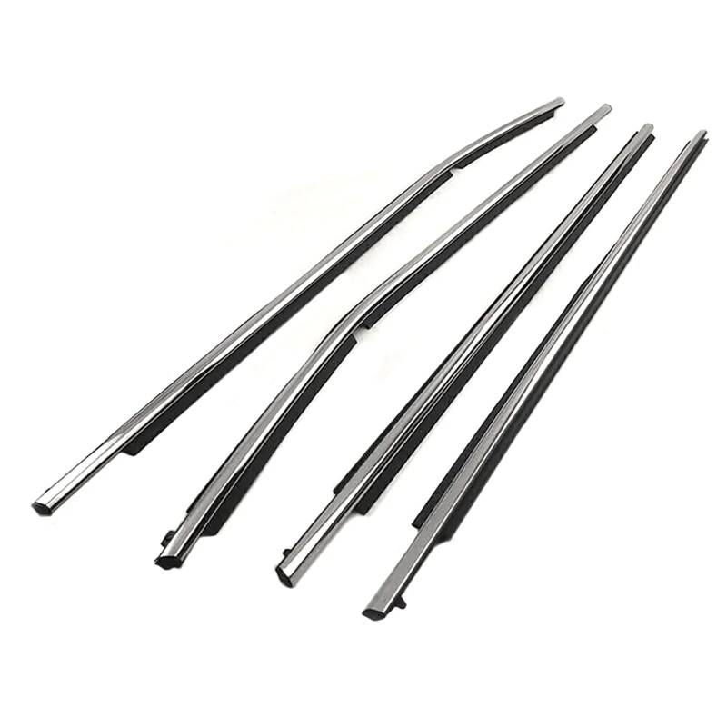 Auto Türdichtung Auto Vorne Hinten Fenster Weathers Gummi Dichtung Gürtel Dicht Streifen Für Toyota Für Corolla Limousine 2008 2009 2010 2011 2012 2013 Window Weatherstrip(Chrom) von BWVMVB