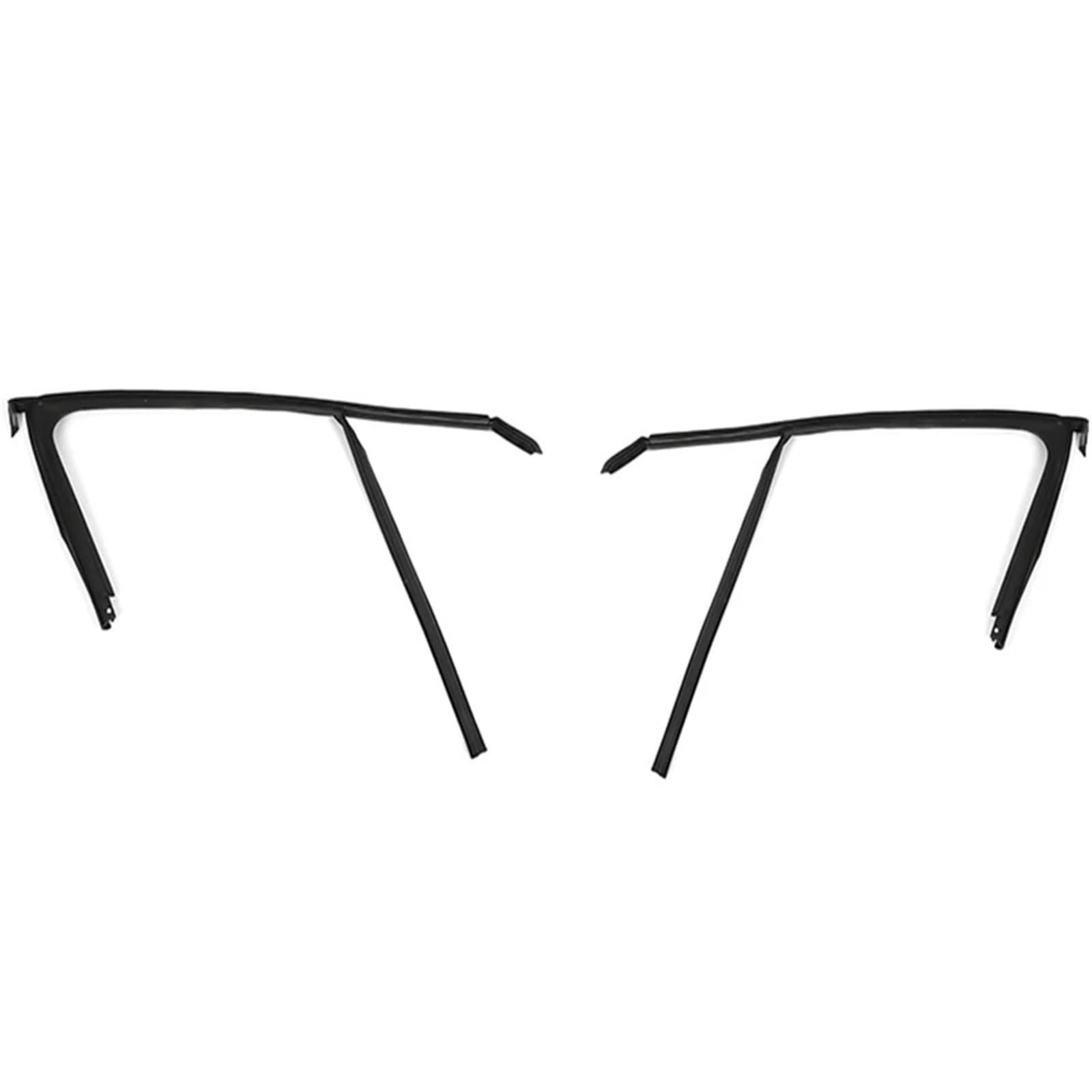 Auto Türdichtung Fenster-oberer Gummistreifen, Der Tür-Glas-Heber-Führungsnut-Schlamm-Trog Abdichtet, Für Peugeot 208 2008 4-Türer Window Weatherstrip(Front Left and Right) von BWVMVB