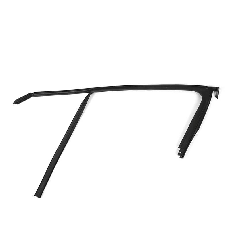 Auto Türdichtung Fenster-oberer Gummistreifen, Der Tür-Glas-Heber-Führungsnut-Schlamm-Trog Abdichtet, Für Peugeot 208 2008 4-Türer Window Weatherstrip(Vorne rechts) von BWVMVB