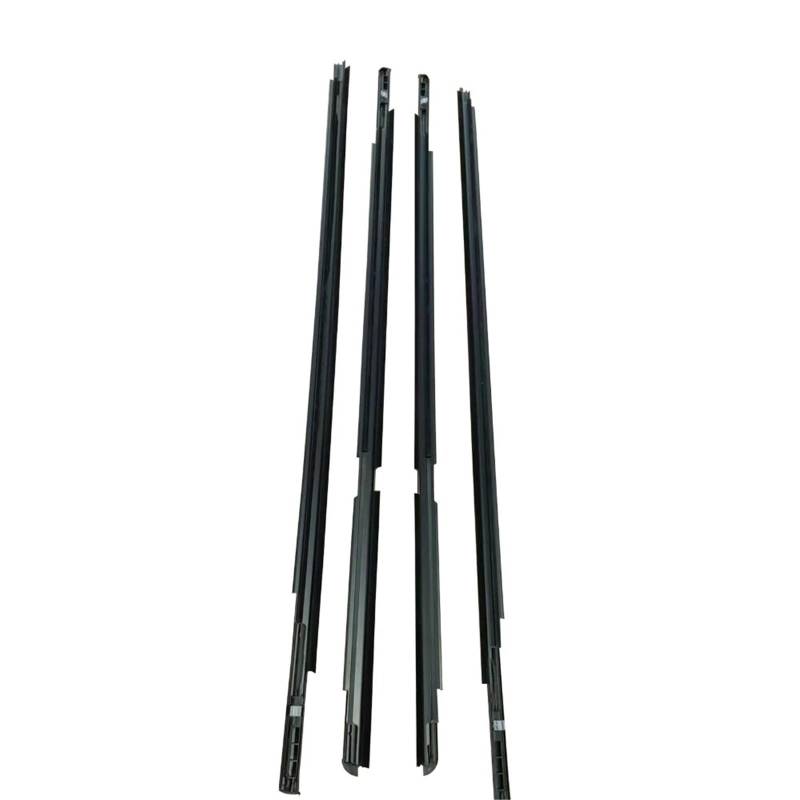 Auto Türdichtung Fensterdichtungsstreifen Für Toyota Für Yaris Für Fließheck 4 Türen 2006–2013, Außenseite Aus Glas, Gummidichtungsstreifen, Schwarz Window Weatherstrip von BWVMVB