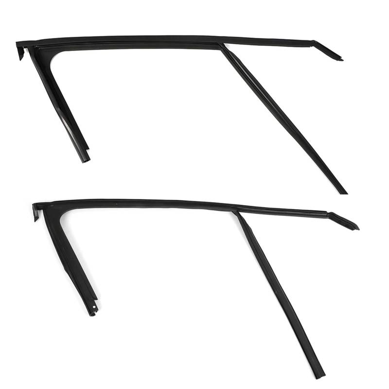 Auto Türdichtung Für Peugeot 208 2008 4-türiger Autofenster-Dichtungsstreifen, Türglas-Heber-Führungsnut, Schlammtrog, Dichtstoff-Schutzstreifen Window Weatherstrip(Front Set) von BWVMVB