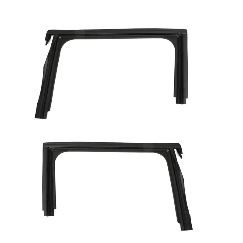 Auto Türdichtung Für Peugeot 208 2008 4-türiger Autofenster-Dichtungsstreifen, Türglas-Heber-Führungsnut, Schlammtrog, Dichtstoff-Schutzstreifen Window Weatherstrip(Rear Set) von BWVMVB