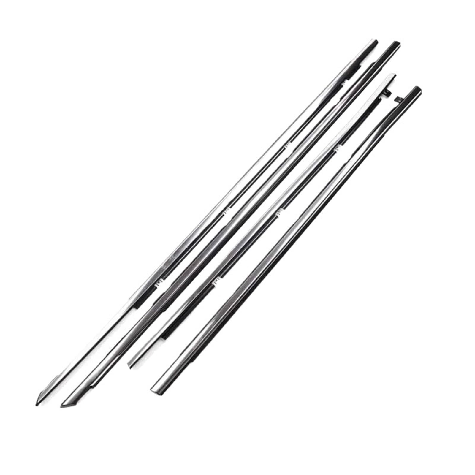 Auto Türdichtung Für Toyota Für Camry XV70 XV 70 2024 Auto Fenster Glas Versiegelt Streifen Tür Regendicht Wetter Weathers Gürtel Window Weatherstrip(Plating 4 Pieces) von BWVMVB