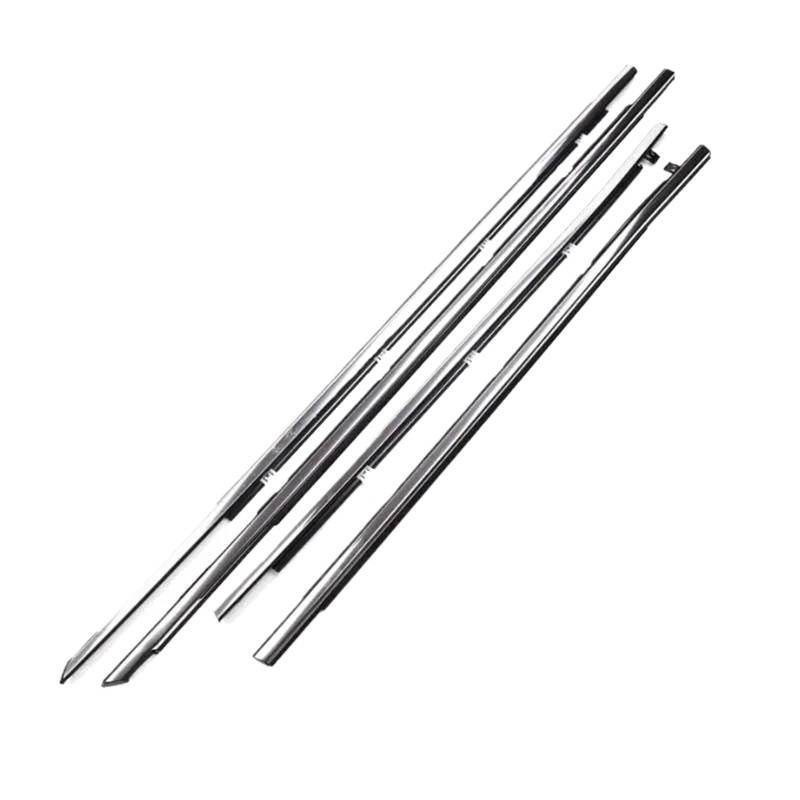 Auto Türdichtung Für Toyota Für Camry XV70 XV 70 2024 Auto Fenster Glas Versiegelt Streifen Tür Regendicht Wetter Weathers Gürtel Window Weatherstrip(Plating 4 Pieces) von BWVMVB