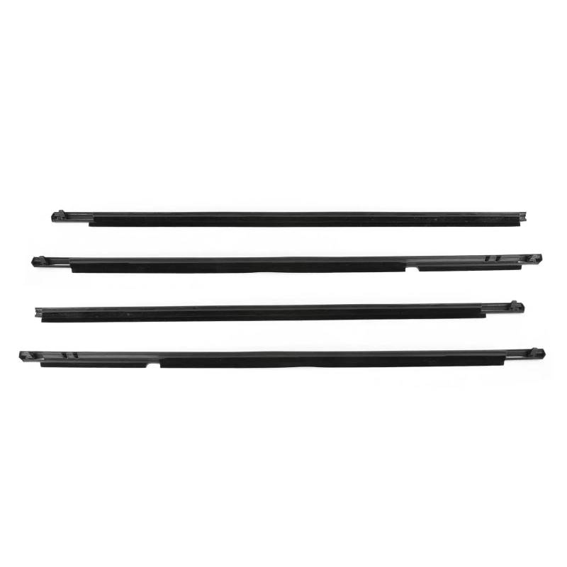 Auto Türdichtung Für Toyota Für Corolla Limousine 2008-2013 Fenster Weathers Gummi Trim Dichtung Gürtel Dicht Streifen 7573012300 7571002210 Window Weatherstrip(Schwarz) von BWVMVB