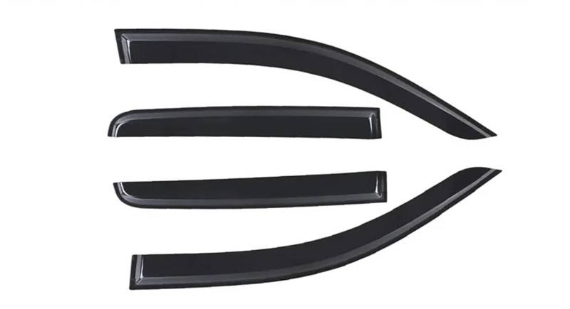 Auto Türdichtung Seitenfenster Visiere Wasserdicht Regen Markisen Shelter Deflektor Schwarz Wetterschutz Für Toyota Für Hilux 2005-2012 2013 2014 2015 Window Weatherstrip von BWVMVB