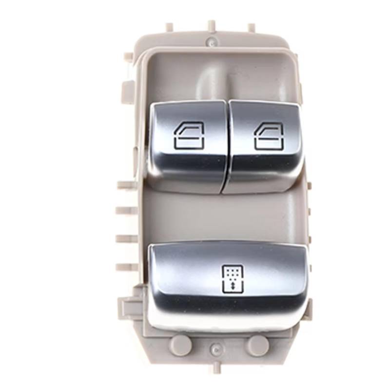 BWWIEZRS Kompatibel Mit Benz W222 W213 2229050009 Elektrischer Fensterheber-Steuerschalterknopf Auto A2229050009 Fensterheberschalter Auto Fenster Schalter(Beige) von BWWIEZRS