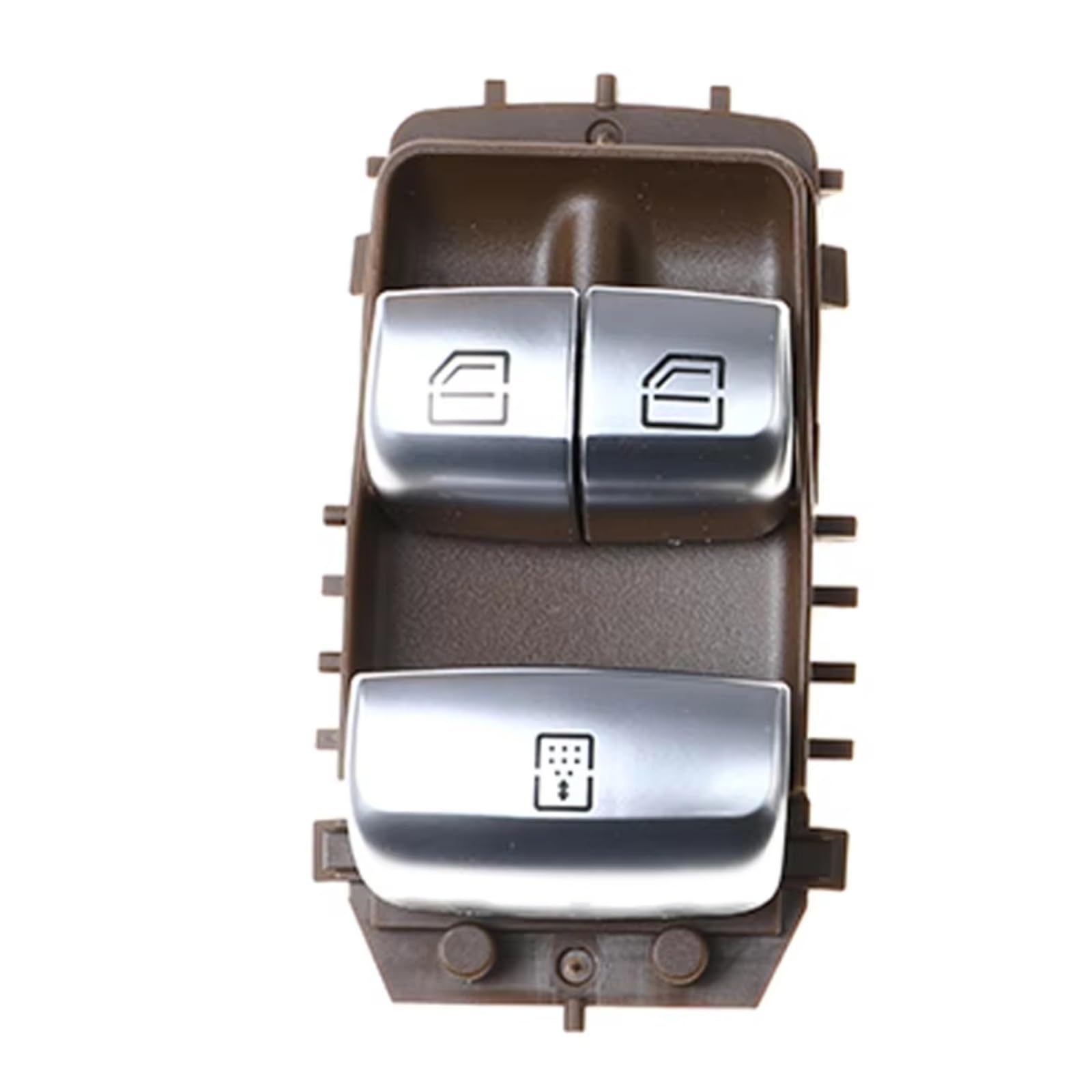 BWWIEZRS Kompatibel Mit Benz W222 W213 2229050009 Elektrischer Fensterheber-Steuerschalterknopf Auto A2229050009 Fensterheberschalter Auto Fenster Schalter(Brown) von BWWIEZRS