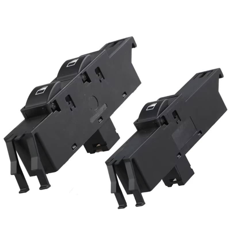 BWWIEZRS Kompatibel Mit E46 323Ci 325Ci 328Ci Für M3 Coupé Compact 2000–2006 61316902175 61316902177 Elektrischer Fensterheberschalter 61316902174 Auto Fenster Schalter(Model e) von BWWIEZRS