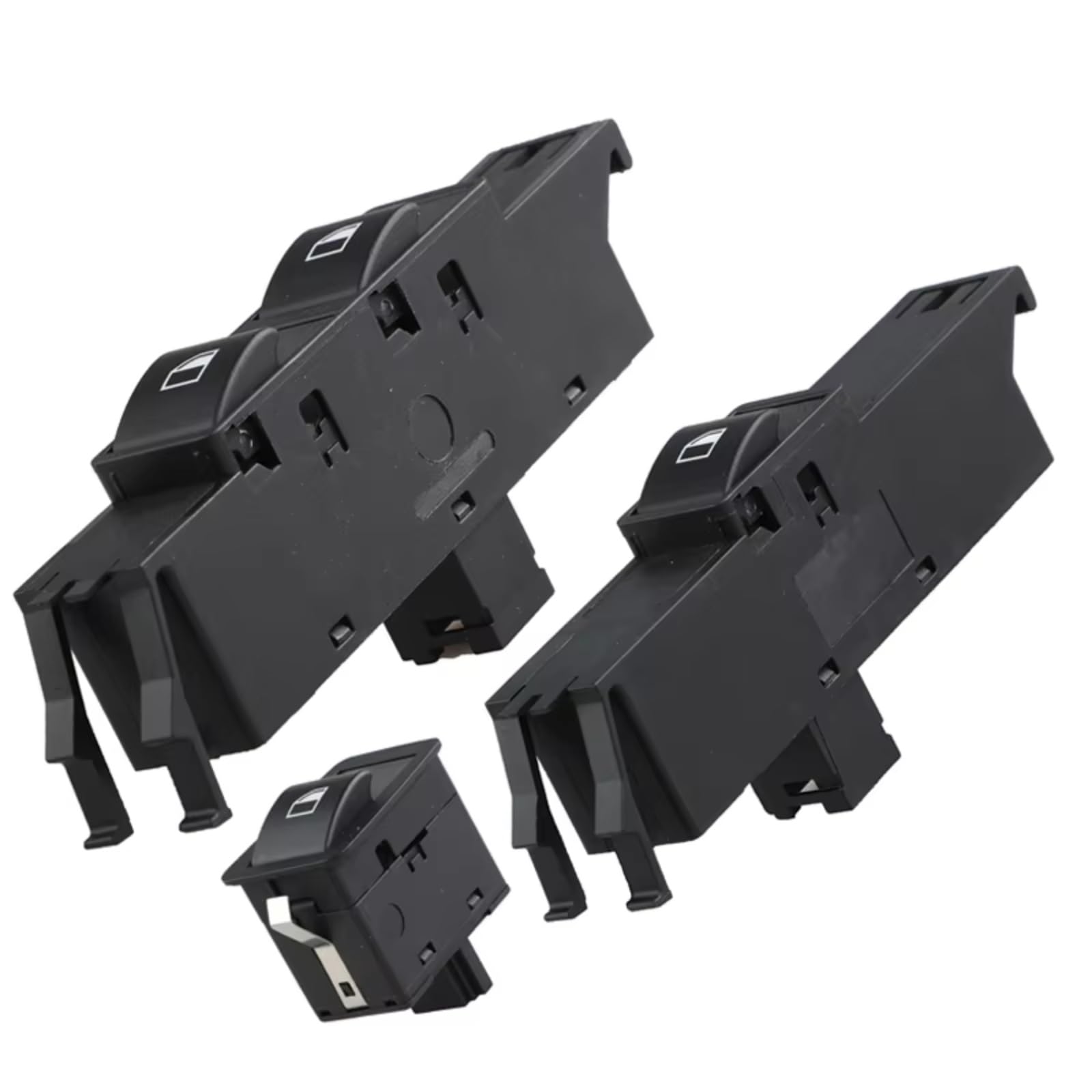 BWWIEZRS Kompatibel Mit E46 323Ci 325Ci 328Ci Für M3 Coupé Compact 2000–2006 61316902175 61316902177 Elektrischer Fensterheberschalter 61316902174 Auto Fenster Schalter(Model f) von BWWIEZRS