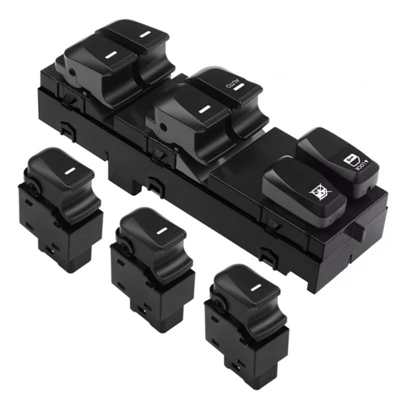 BWWIEZRS Kompatibel Mit Hyundai Für Tucson 2010–2015, Power Master Fensterheberschalter, Glasheberregler, Auto 93571-2S050 93571-2S000 93576-2S000 Auto Fenster Schalter(Auto Set) von BWWIEZRS