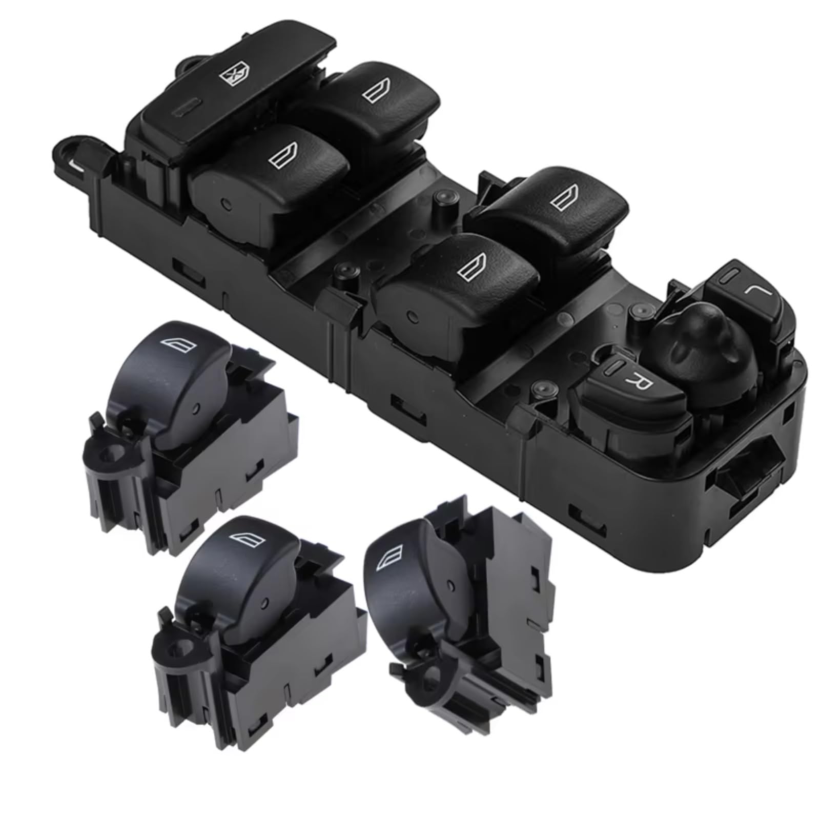 BWWIEZRS Kompatibel Mit Land Für Rover Für Freelander 2 2010 2011 2012 2013 2014 Fensterheber-Steuerschalter AH2214540AC LR086040 AH22-14540-AC Auto Fenster Schalter(1 Set) von BWWIEZRS