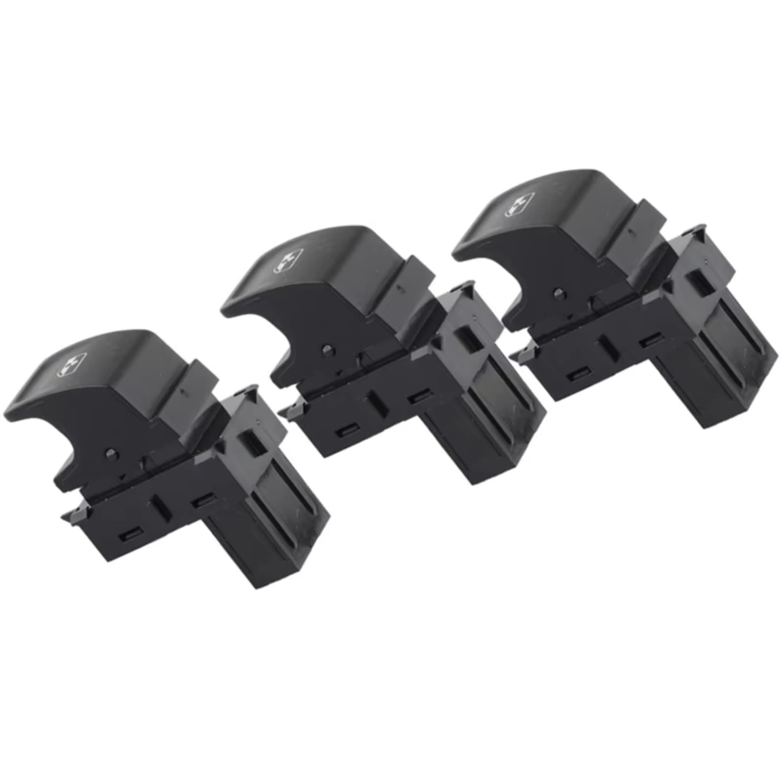 BWWIEZRS Kompatibel Mit VW Für Golf 7 MK7 2015–2016 5GG959855 Elektrischer Fensterheber-Steuerschalter Knopf Autofensterheberschalter Auto Fenster Schalter(3 pcs) von BWWIEZRS