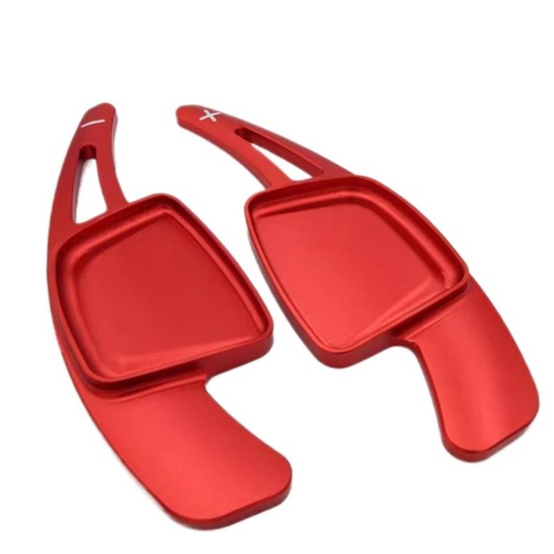BWWIEZRS Schaltwippen Kompatibel Mit A3 8Y A4 S4 S5 A6 S6 C8 A7 A8 D5 Avant Für Quattro 2020 Verlängerung Der Auto-Lenkrad-Schaltwippen(Red) von BWWIEZRS