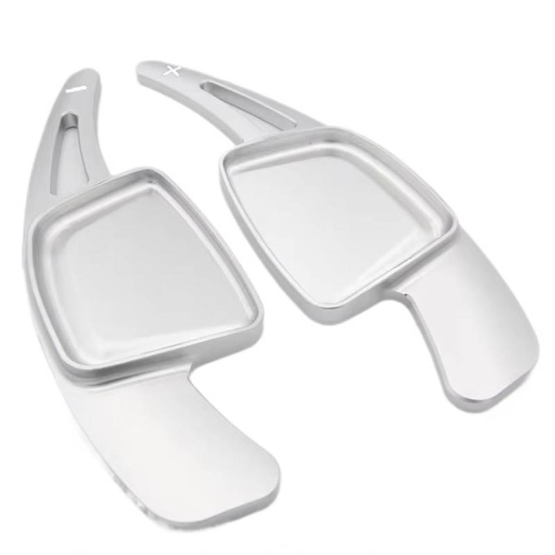 BWWIEZRS Schaltwippen Kompatibel Mit A3 8Y A4 S4 S5 A6 S6 C8 A7 A8 D5 Avant Für Quattro 2020 Verlängerung Der Auto-Lenkrad-Schaltwippen(Silver) von BWWIEZRS