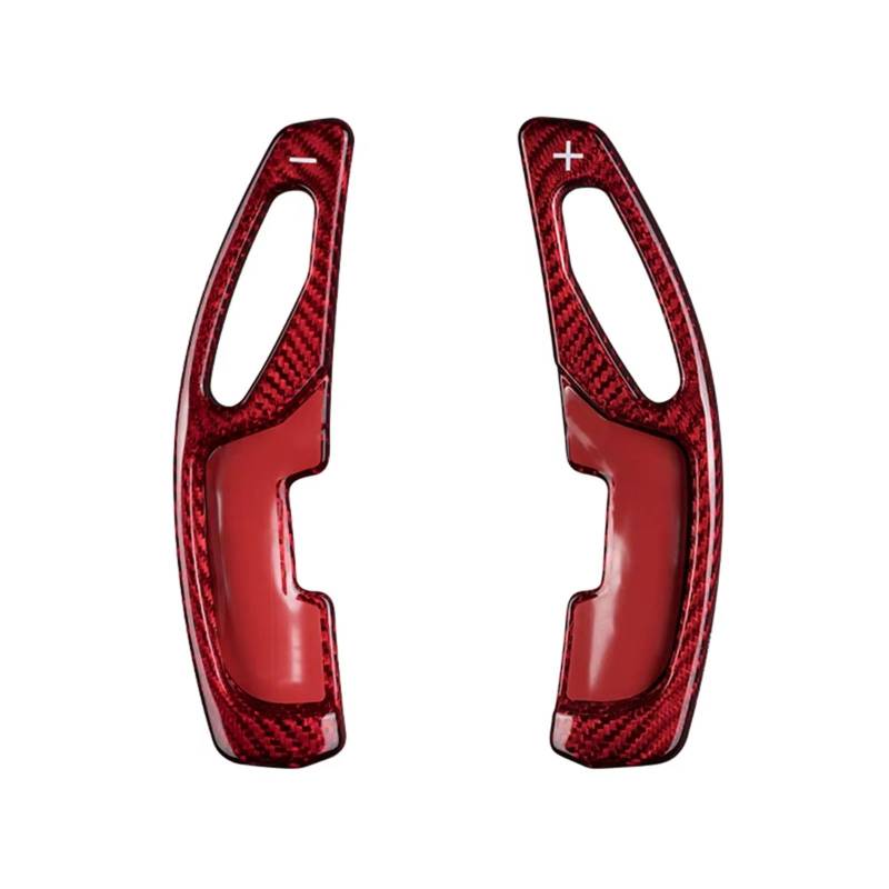 BWWIEZRS Schaltwippen Kompatibel Mit Lexus Für Rx200t Rx300 Rx350 Rx350l Rx450h Lx Gs F Sport Auto-Lenkrad-Verlängerungsschaltaufkleber Auto-Schaltwippenverlängerungen(Red) von BWWIEZRS