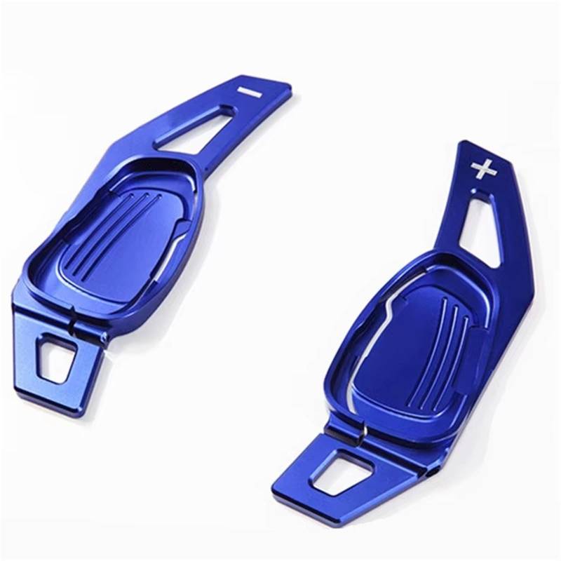 BWWIEZRS Schaltwippen Kompatibel Mit S3 RS3 8V S6 RS6 C7 S4 RS4 Avant S5 RS5 SQ5 B8 S8 RS7 RSQ3 Auto-Lenkrad-Schaltwippenverlängerung Auto-Schaltwippen(Blue) von BWWIEZRS