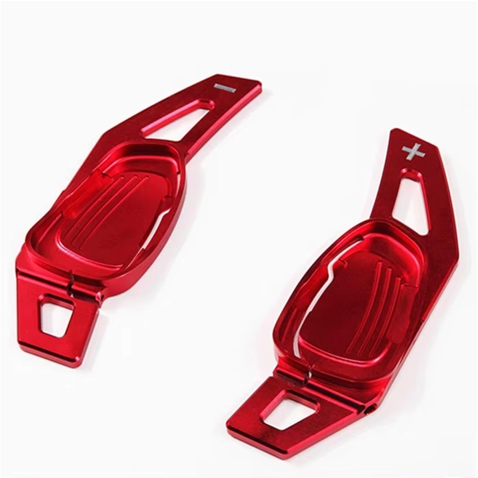 BWWIEZRS Schaltwippen Kompatibel Mit S3 RS3 8V S6 RS6 C7 S4 RS4 Avant S5 RS5 SQ5 B8 S8 RS7 RSQ3 Auto-Lenkrad-Schaltwippenverlängerung Auto-Schaltwippen(Red) von BWWIEZRS