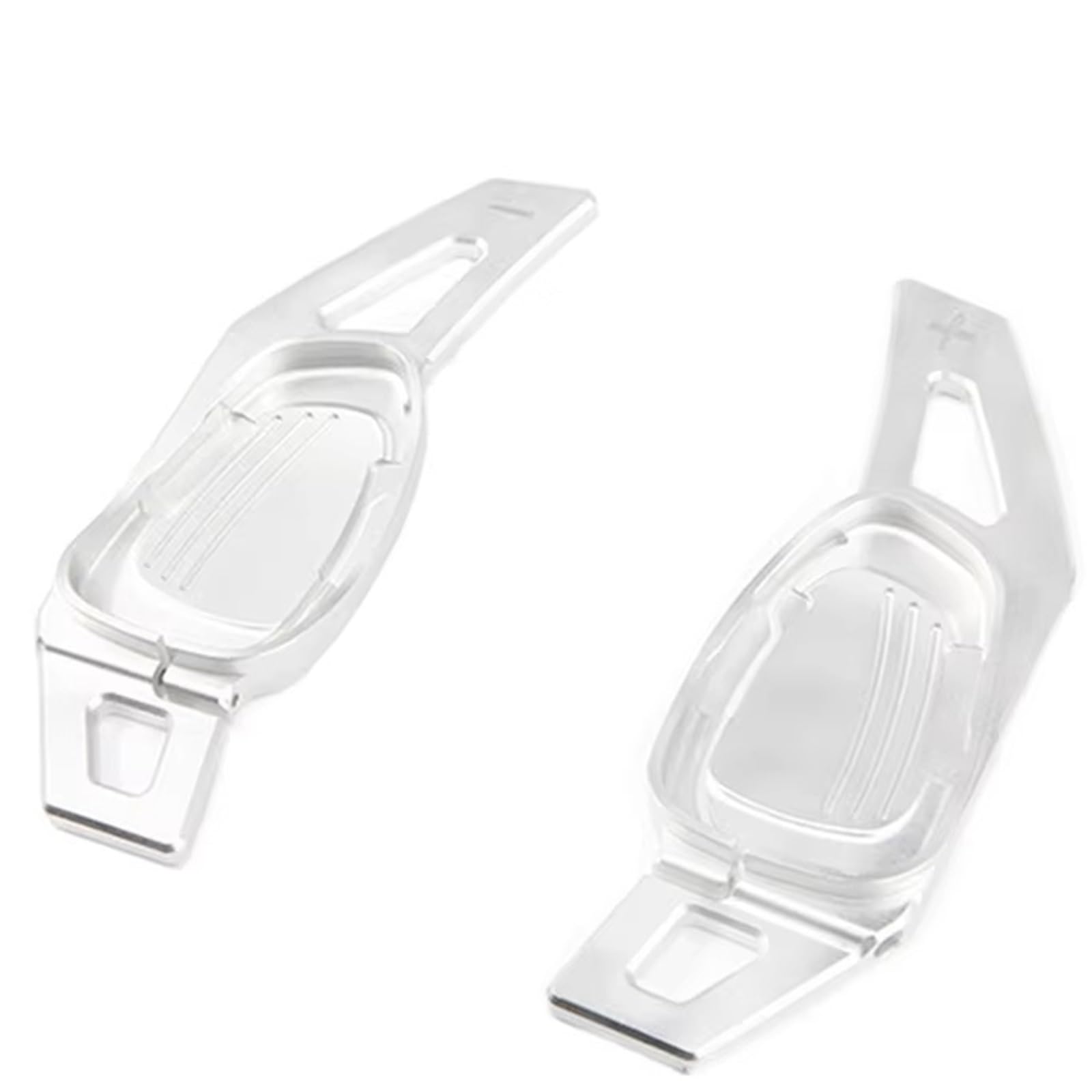 BWWIEZRS Schaltwippen Kompatibel Mit S3 RS3 8V S6 RS6 C7 S4 RS4 Avant S5 RS5 SQ5 B8 S8 RS7 RSQ3 Auto-Lenkrad-Schaltwippenverlängerung Auto-Schaltwippen(Silver) von BWWIEZRS