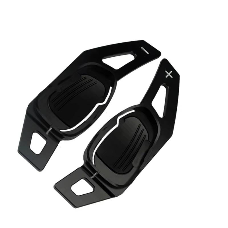 BWWIEZRS Schaltwippen Kompatibel Mit S3 RS3 RS6 2015 2016 Für S5 2016 2017 Lenkrad-Schaltwippen-Verlängerung Auto-Lenkrad-Schaltwippe(Black) von BWWIEZRS