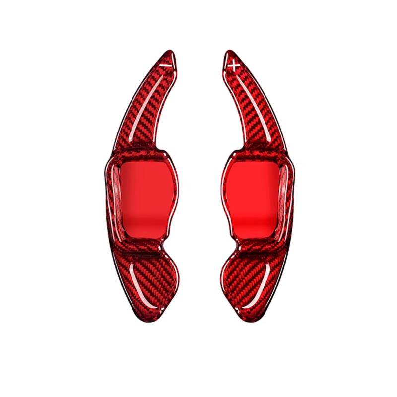 BWWIEZRS Schaltwippen Kompatibel Mit Seat Für Alhambra 7n 2011–2015 Für Leon Für Fr 1p 2009–2012 Verlängerung Der Auto-Lenkrad-Schaltwippen(Red) von BWWIEZRS