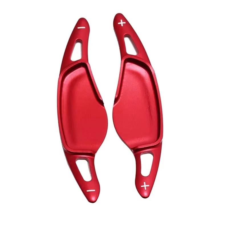 BWWIEZRS Schaltwippen Kompatibel Mit Toyota Für Supra Gr A90 A91 Mk5 2020 2021 2022 2023 2024 Schaltwippen-Verlängerungen Abdeckung Auto-Lenkrad-Schaltwippen(Red) von BWWIEZRS