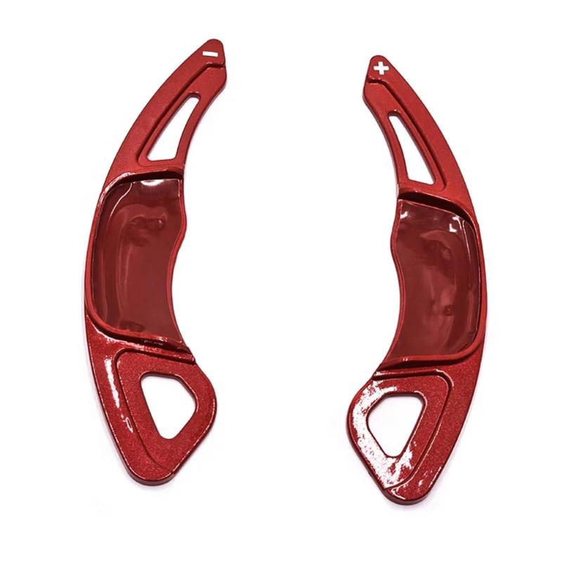 BWWIEZRS Schaltwippen Kompatibel Mit VW Für Golf 7 Für GTI 2013 2014 2015 2016 2017 2018 Auto-Lenkrad-Schaltwippen-Verlängerung Auto-Schaltwippen(Pearl Red) von BWWIEZRS