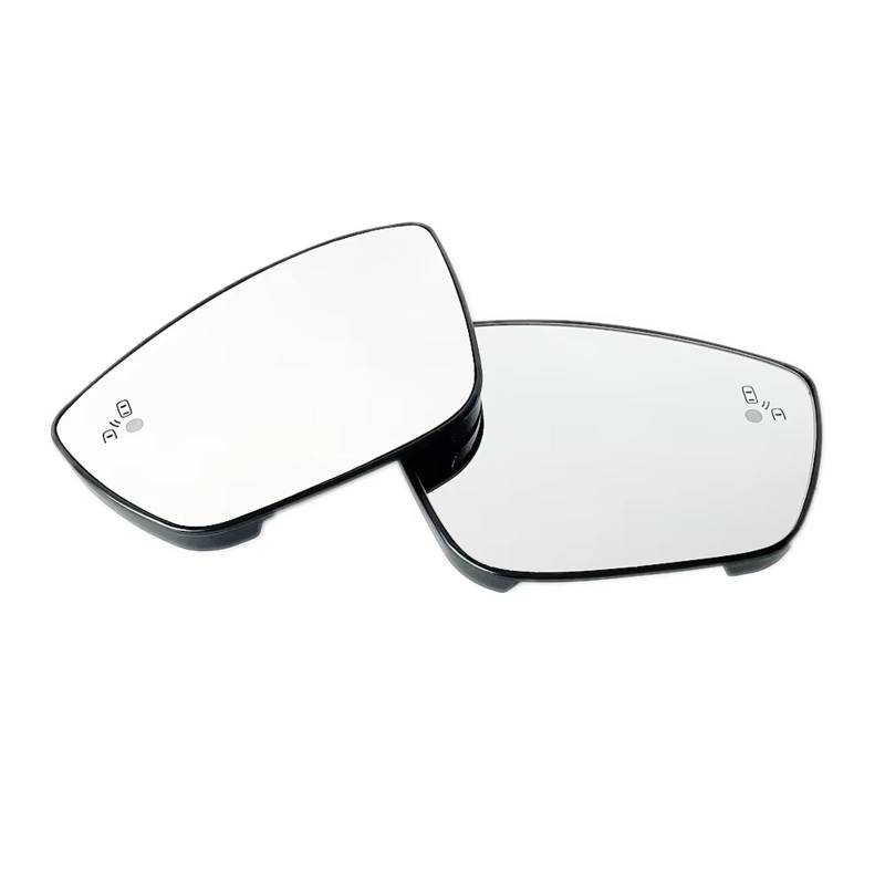 BWWIEZRS Spiegelglas Ersatz Kompatibel Mit Citroen Für DS3 2019 2020 2021 2022 Für DS9 2020 2021 2022 2023 Autospiegelglas Beheizt Mit Toter-Winkel-Warnung 1607512180(Blind Spot L and R) von BWWIEZRS