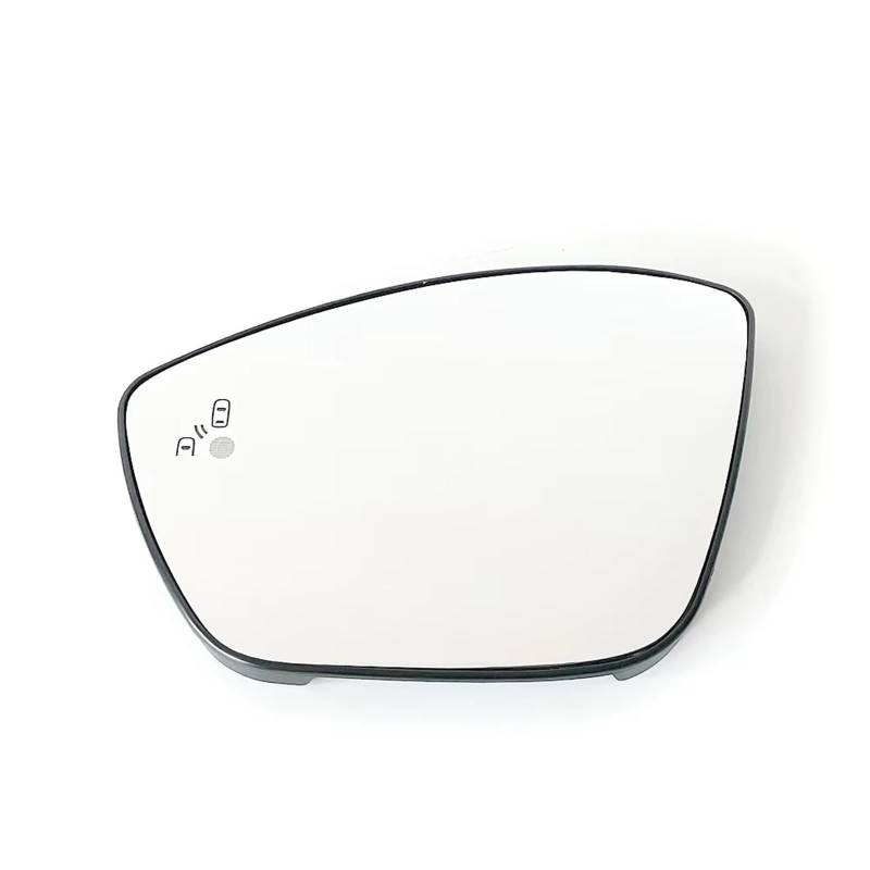 BWWIEZRS Spiegelglas Ersatz Kompatibel Mit Citroen Für DS3 2019 2020 2021 2022 Für DS9 2020 2021 2022 2023 Autospiegelglas Beheizt Mit Toter-Winkel-Warnung 1607512180(Blind Spot Left) von BWWIEZRS