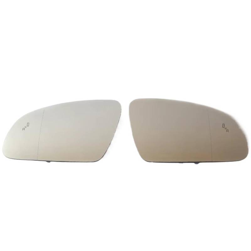 BWWIEZRS Spiegelglas Ersatz Kompatibel Mit Hyundai Für Kona 2017 2018 2019 2020 2021 2022 2023 Autowarnung Toter Winkel Beheiztes Seitenflügelspiegelglas Mit Weitwinkel(Left and Right) von BWWIEZRS
