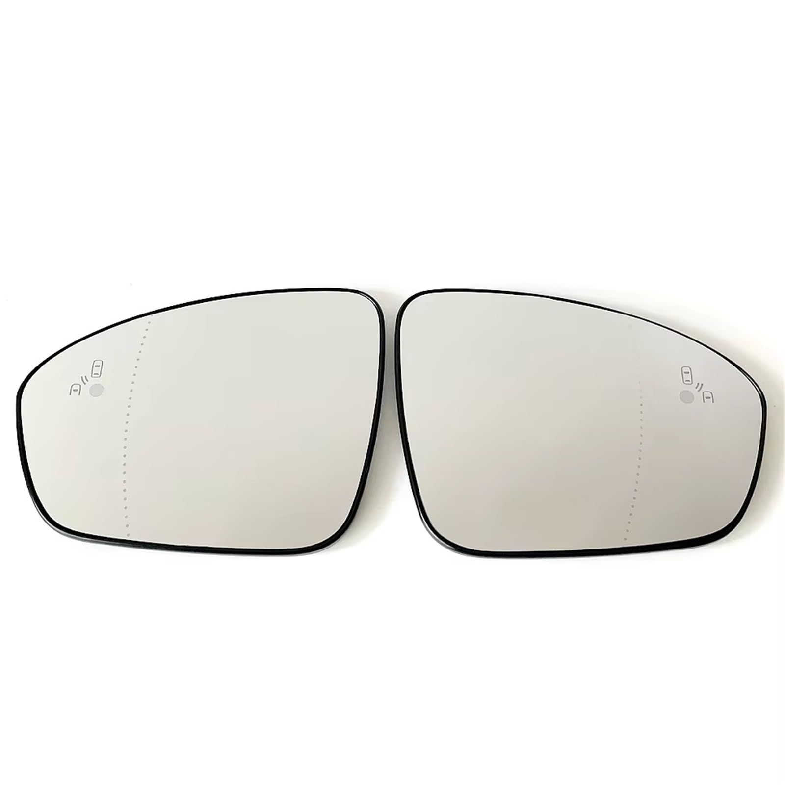 BWWIEZRS Spiegelglas Ersatz Kompatibel Mit Megane 2015 2016 2017 2018 2019 2020 2021 2022 2023 Beheiztes Weitwinkel-Autospiegelglas Mit Totem Winkel, 963667101R 963653951R(Left and Right) von BWWIEZRS
