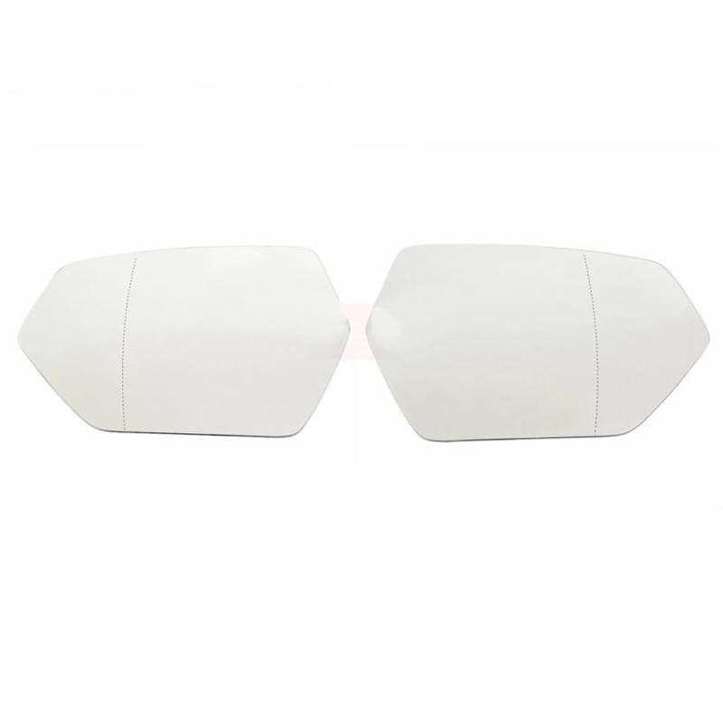 BWWIEZRS Spiegelglas Ersatz Kompatibel Mit Seat Für Leon 2019 2020 2021 2022 2023 2024 Seitentür Weitwinkel Beheiztes Autospiegelglas Flügeltürspiegelglas 5FA857521A(Left and Right) von BWWIEZRS