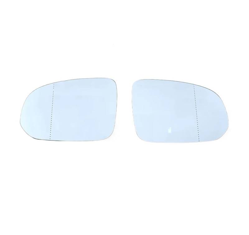 BWWIEZRS Spiegelglas Ersatz Kompatibel Mit Volvo Für Xc60 2018 2019 2020 2021 2022 2023 Beheiztes Weitwinkelspiegelglas Mit Toter-Winkel-Warnung, 31477163 31477167(Normal L and R) von BWWIEZRS