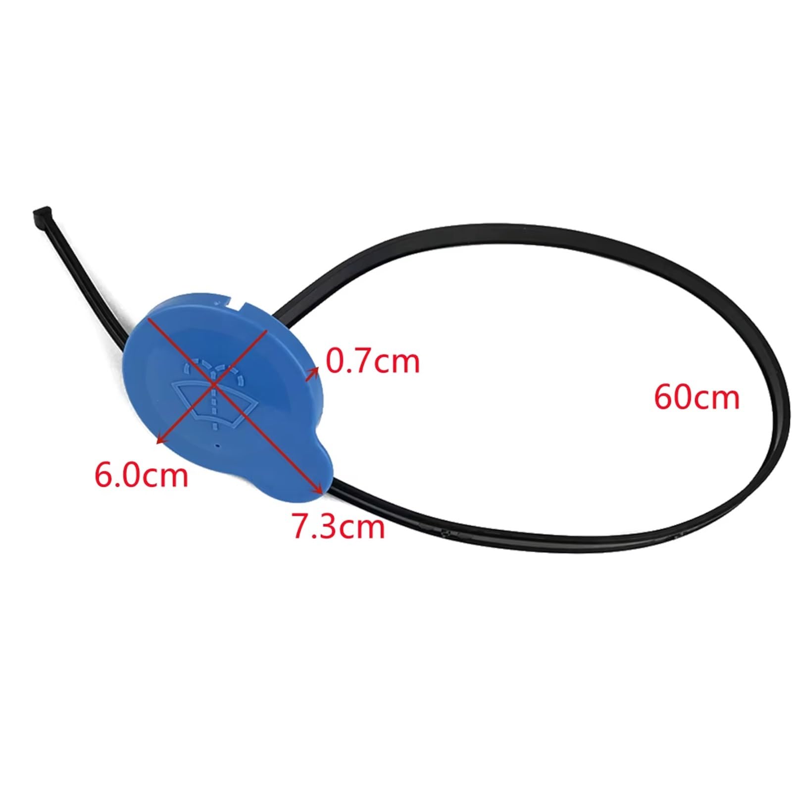 Wischwasser Deckel Kompatibel Mit Nissan Für Almera N16 2000 2001 2002 2003 2004 2005 2006 Wassertank-Flaschendeckelkappe Scheibenwaschflüssigkeitstank-Flaschenkappe 28913JD00A(Cap with Rope) von BWWIEZRS