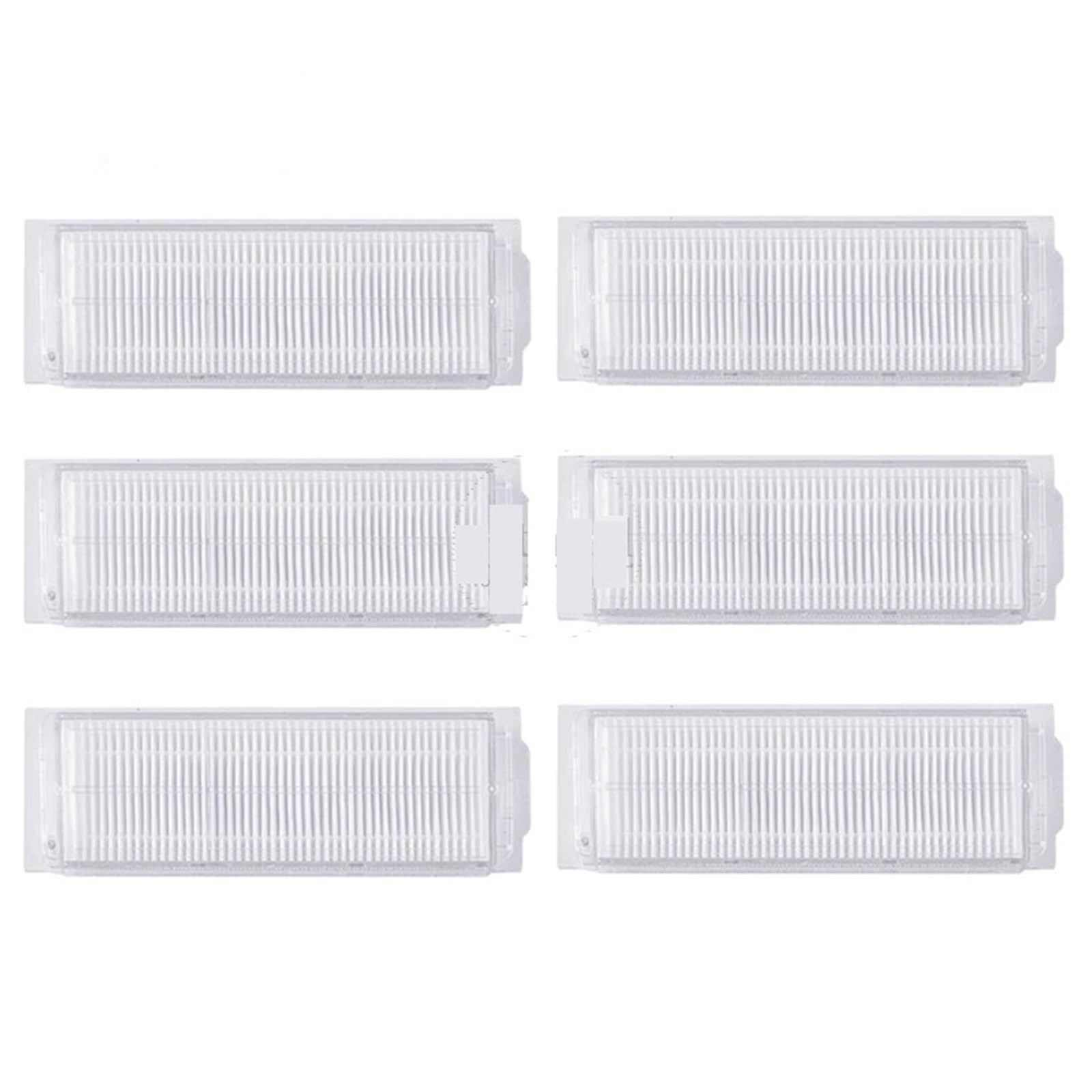 BWZJS, for Xiaomi, Mi Robot Vacuum Mop Pro STYTJ02YM Zubehör Ersatzteile Xiomi Mijia LDS Staubsauger Ersatzbürste Filterlappen Roboterstaubsauger-Ersatzkit(6 Filters) von BWZJS