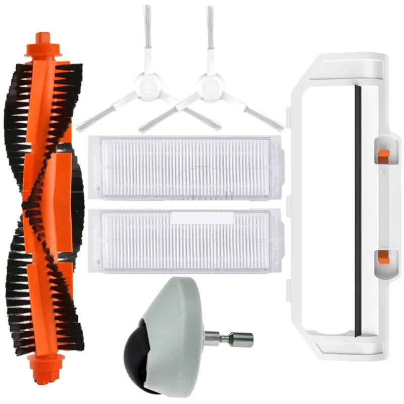 BWZJS, for Xiaomi, Mi Robot Vacuum Mop Pro STYTJ02YM Zubehör Ersatzteile Xiomi Mijia LDS Staubsauger Ersatzbürste Filterlappen Roboterstaubsauger-Ersatzkit(QKL) von BWZJS