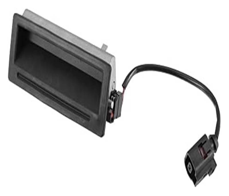 BWZJS 1J0827566L 1J0827566D Heckklappengriff Heckklappenschalter Hecktürschloss Druckknopfschalter for Heckklappenverriegelung, for VW, for Bora, 1J6 1999-2005 Schalter für Kofferraumgriff von BWZJS