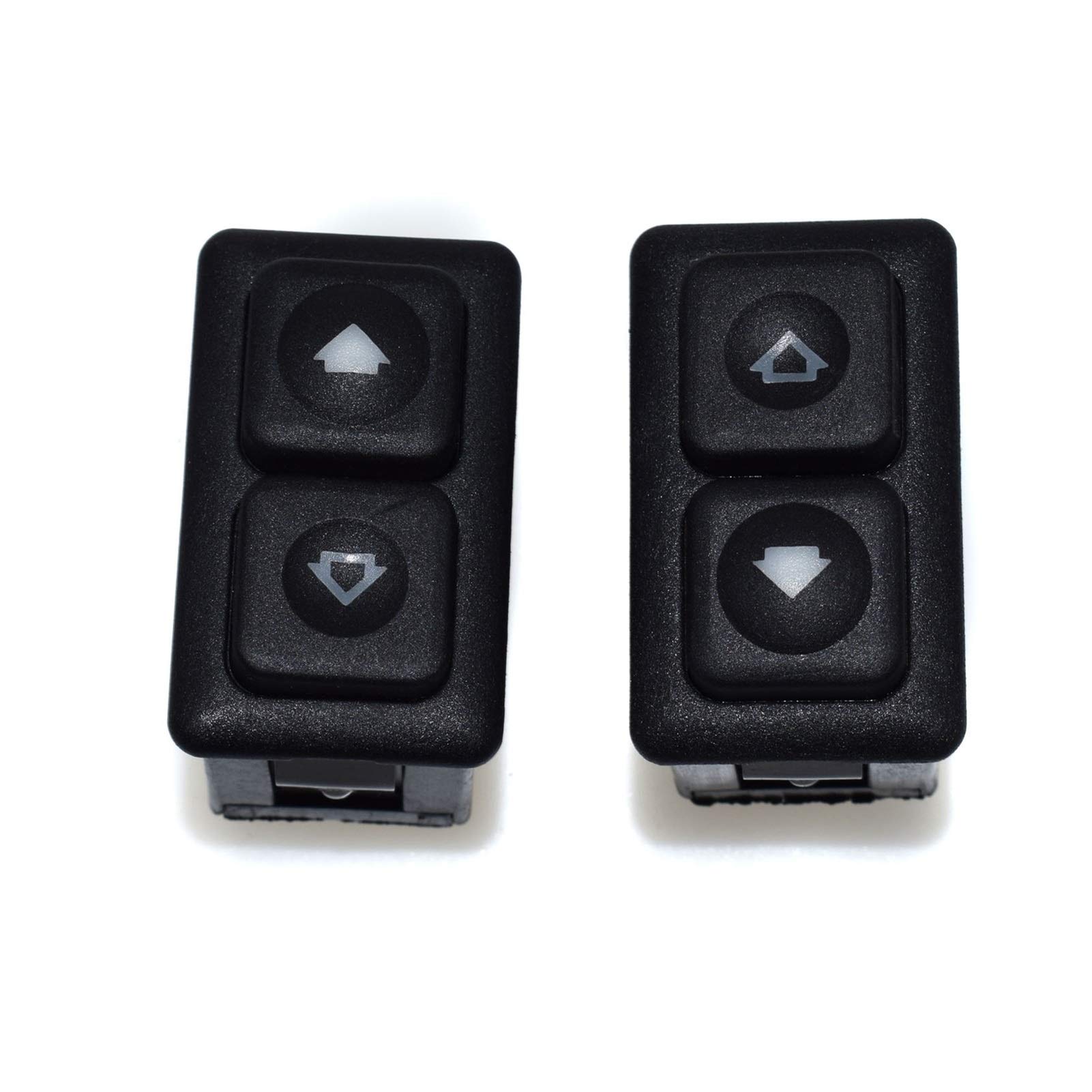 BWZJS 4-teilige Fensterheber-Schaltersteuerung for elektrische Fensterheber, 5-polig, for, E30, 3er-Serie, E30 61311381205 Autofensterschalter(2 Pieces) von BWZJS