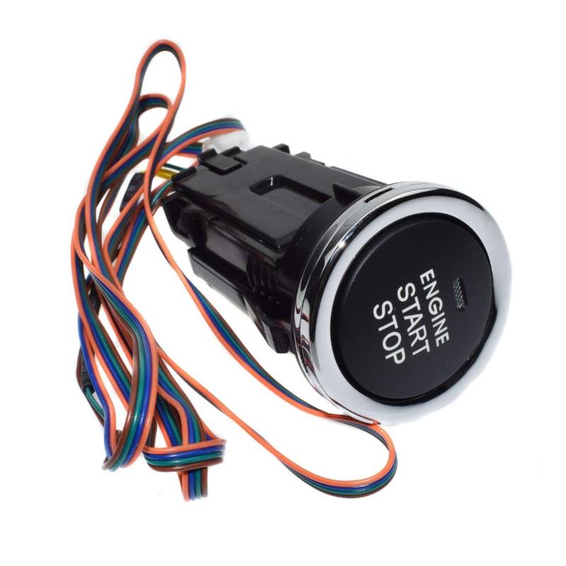 BWZJS Auto Universal Keyless Motor Zündung Start/Stopp-Schalter Push Start Keyless Schalter mit Draht, for Chevrolet, LT0698 Autofensterschalter von BWZJS