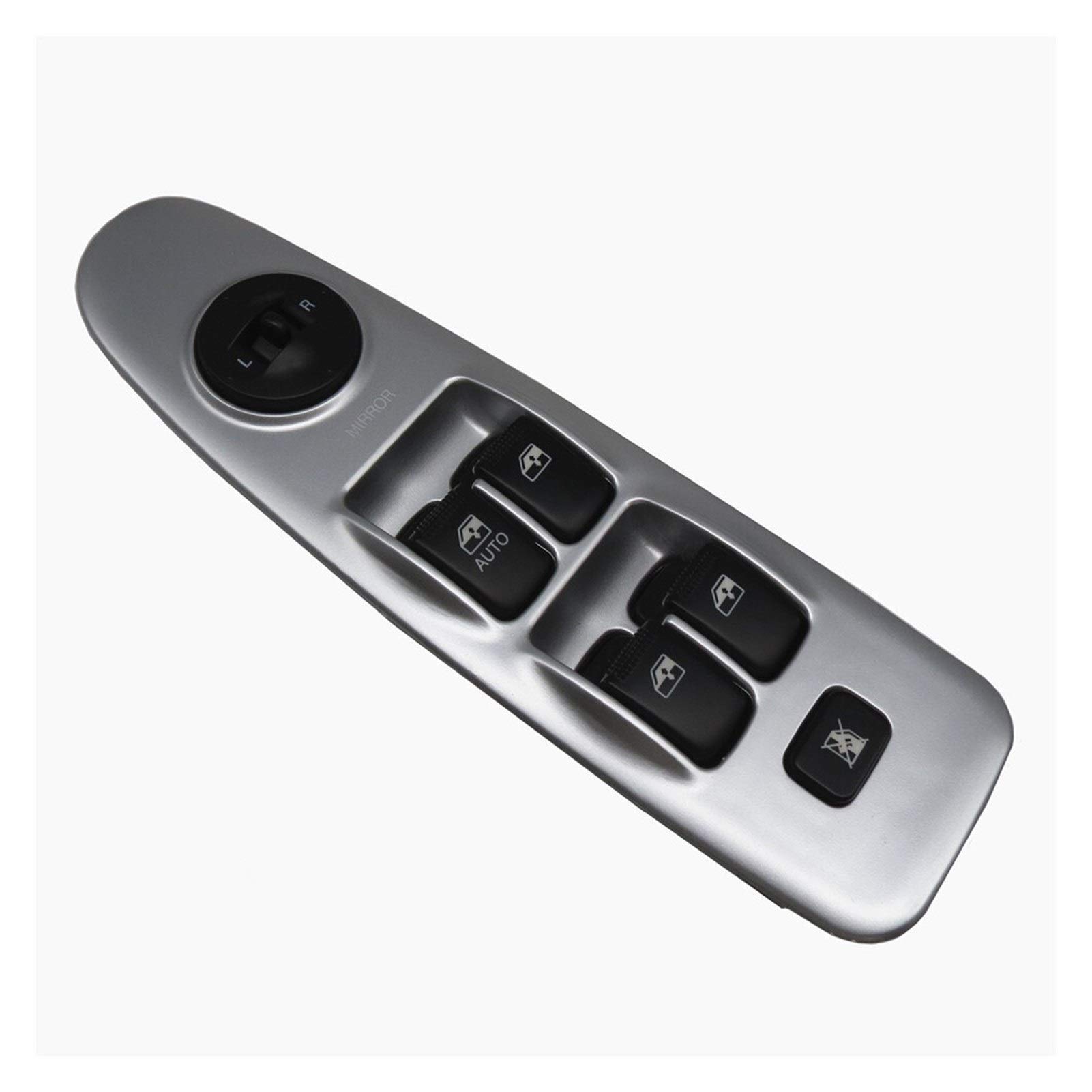 BWZJS Elektrischer Auto-Fensterschalterknopf vorne Links, Fensterheber-Bedienfeld, for Hyundai, for Elantra, 2001–2006 935702D000 935702D100 Autofensterschalter(Silver) von BWZJS