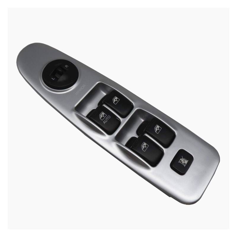 BWZJS Elektrischer Auto-Fensterschalterknopf vorne Links, Fensterheber-Bedienfeld, for Hyundai, for Elantra, 2001–2006 935702D000 935702D100 Autofensterschalter(Silver) von BWZJS