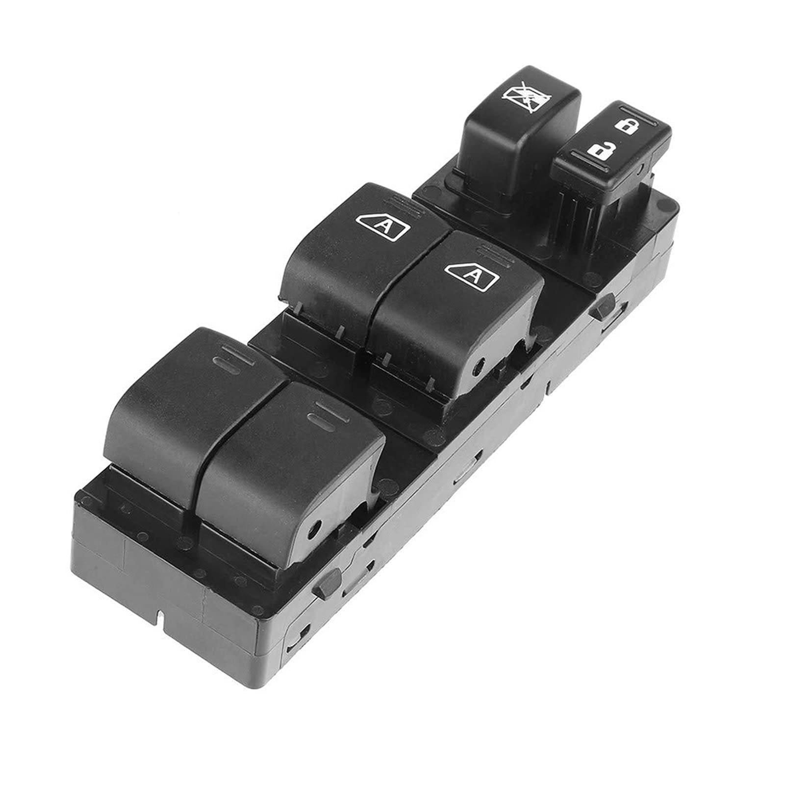 BWZJS Elektrischer Fensterheber-Steuerschalter, Reglerknopf, Fahrerseite, for Nissan, Altima Limousine 2007–2012, 25401-ZN50C, passend for Links (Fahrerseite) vorne Autofensterschalter von BWZJS