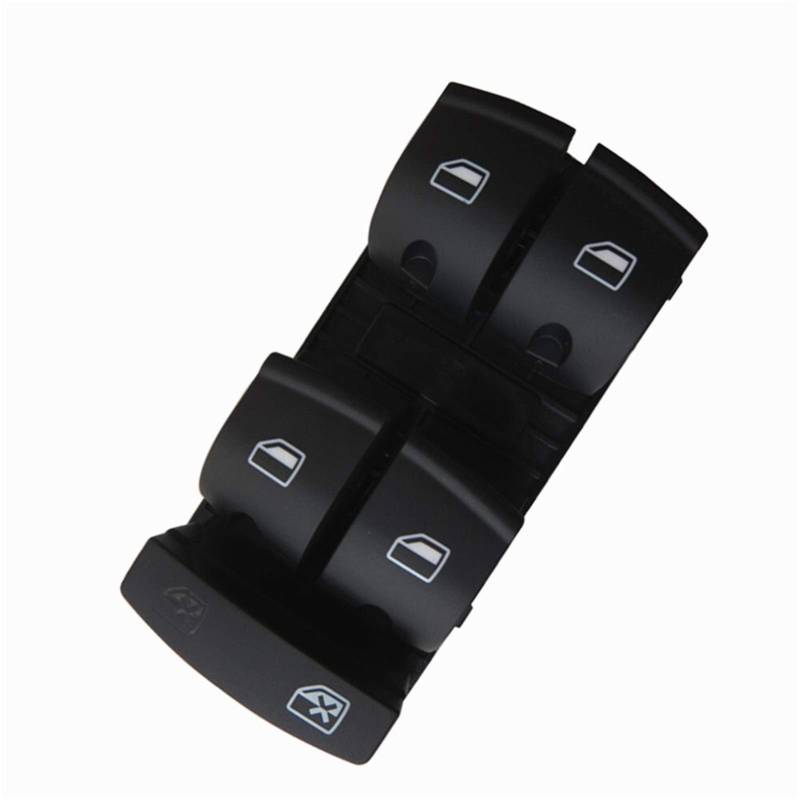 BWZJS Elektrischer Fensterheberschalter, elektrische Fensterheber-Hebeschalter-Taste, for, A3 8P1 8PA 2003–2014, for, Q7 4L 2006 2007 2014 SUV 4F0959851 4F0959851F Autofensterschalter von BWZJS