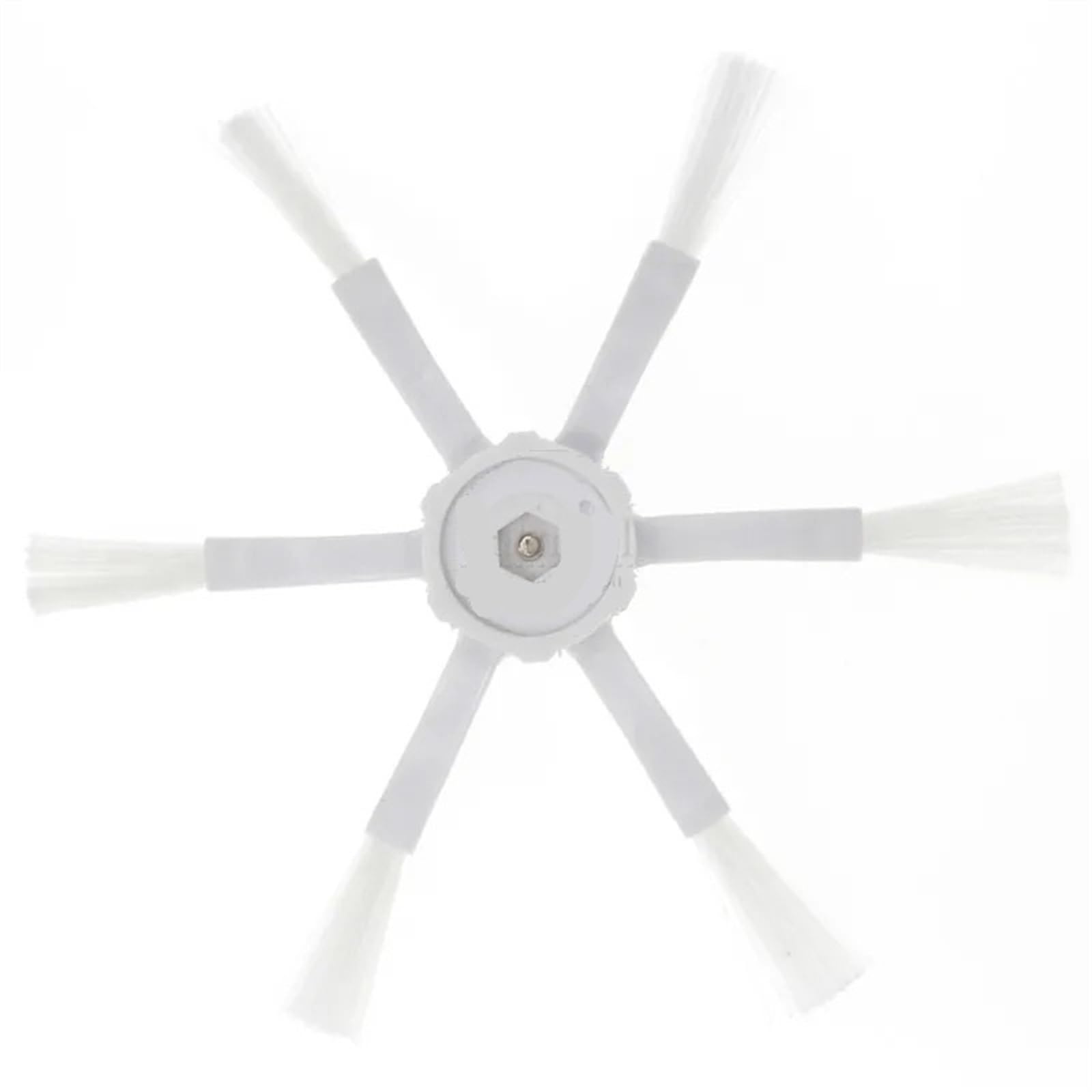 BWZJS Ersatz-Seitenbürste mit 6 Winkeln, for Xiaomi, 1S S50 S55 /, for Roborock, S7 T7 S5 Max S6 Maxv Eckbuchsen Roboter-Staubsauger-Teile Roboterstaubsauger-Ersatzkit(6 Arms White) von BWZJS