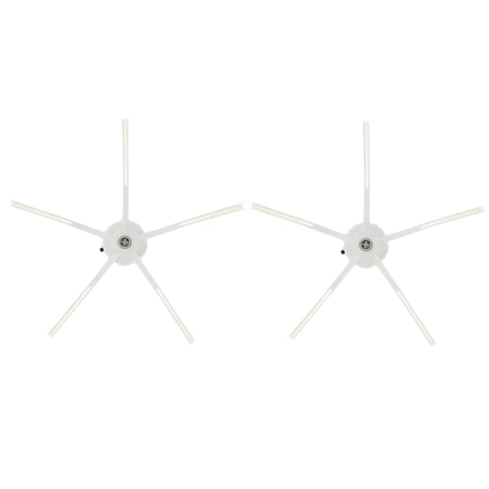 BWZJS Ersatz-Silikon-Seitenbürste, for Roborock, S7 S6 S5 Max S50 Tuft Corner Bushes Xiomi T7 T7S Roboter-Staubsauger-Zubehör Roboterstaubsauger-Ersatzkit(5 Arms White) von BWZJS